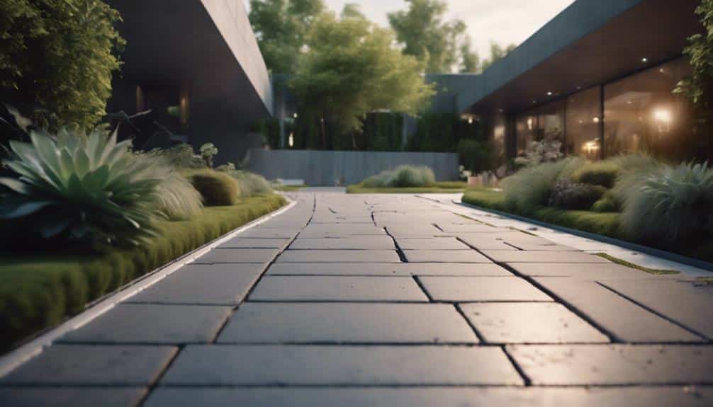 concrete driveway design evolution