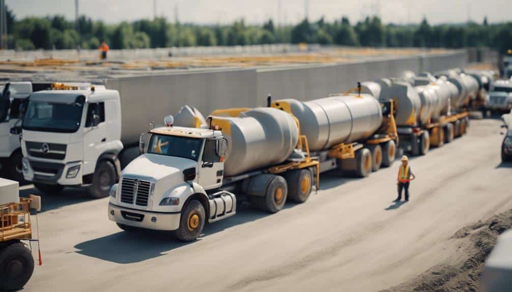 concrete quantity and loads