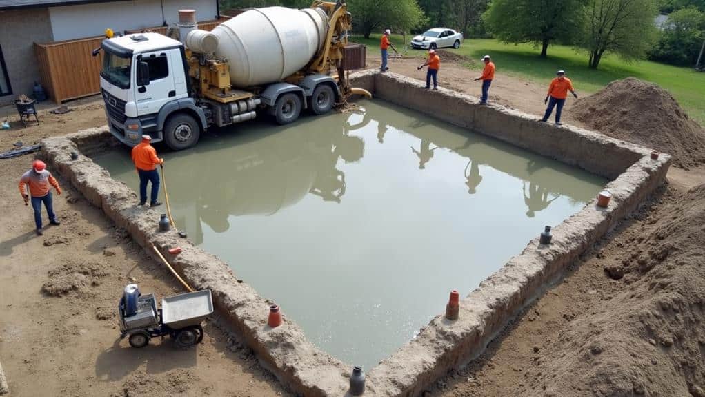concrete tools and machinery
