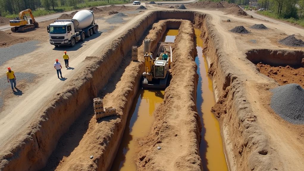 excavation and site preparation