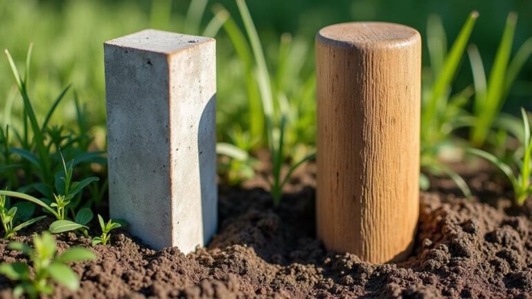 material comparison fence posts