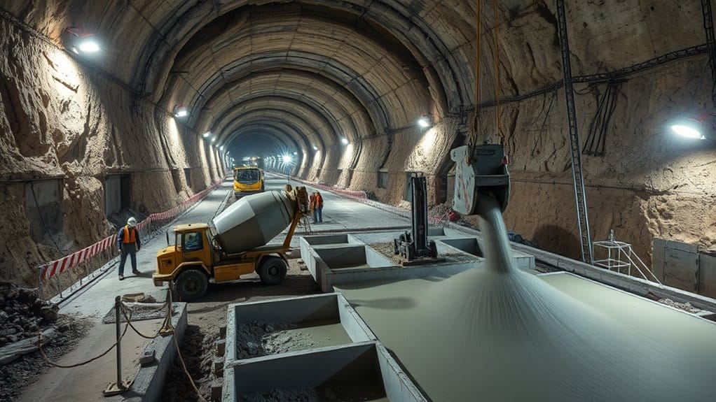 underground passageway building process