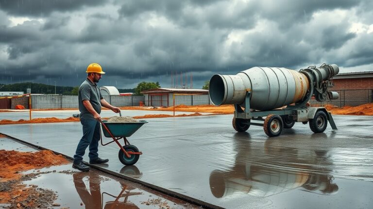 weather effects on concrete delivery