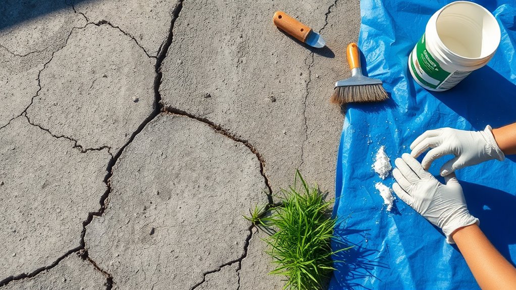 area preparation for repair