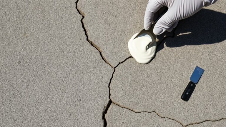 repairing cracks in concrete