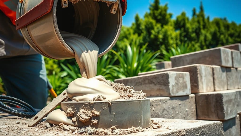 retaining wall construction methods