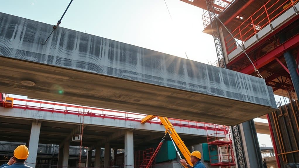 reinforced concrete tensioning technique