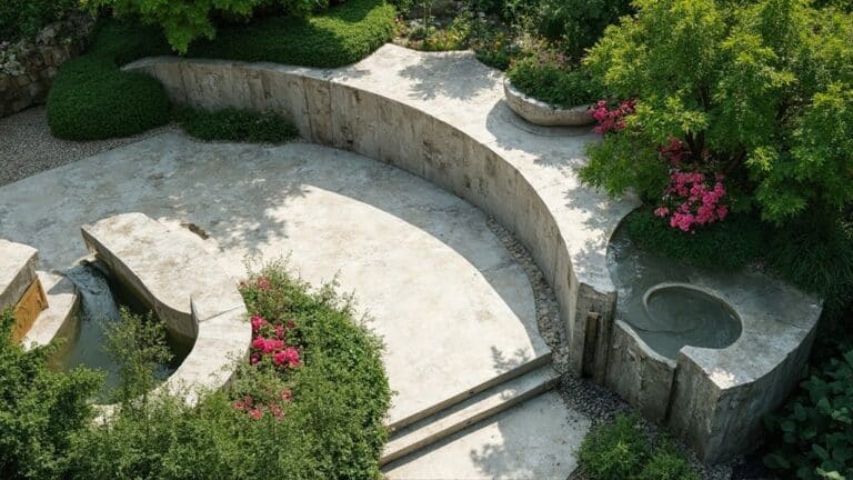 innovative concrete landscaping ideas