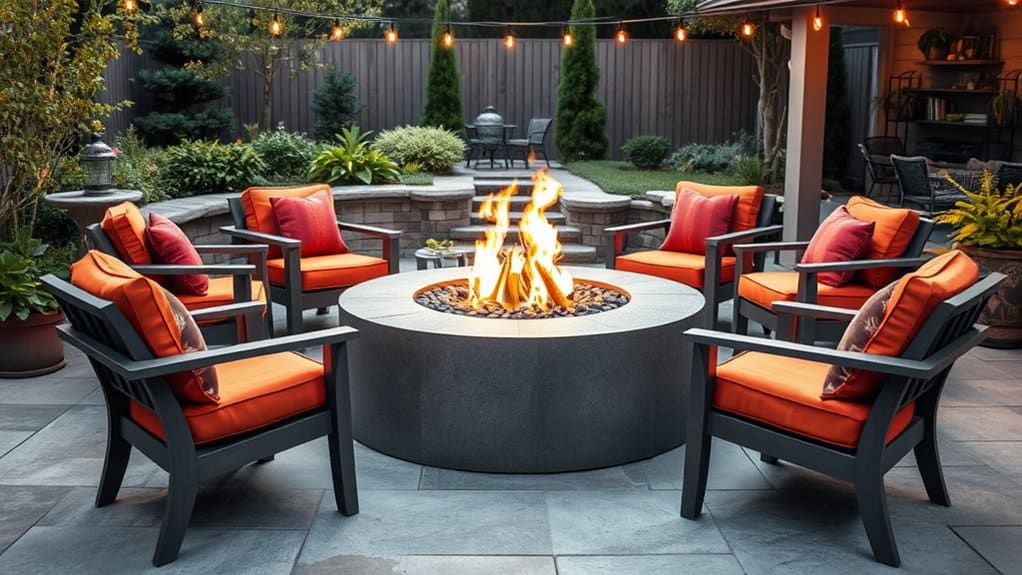 outdoor warmth and ambiance
