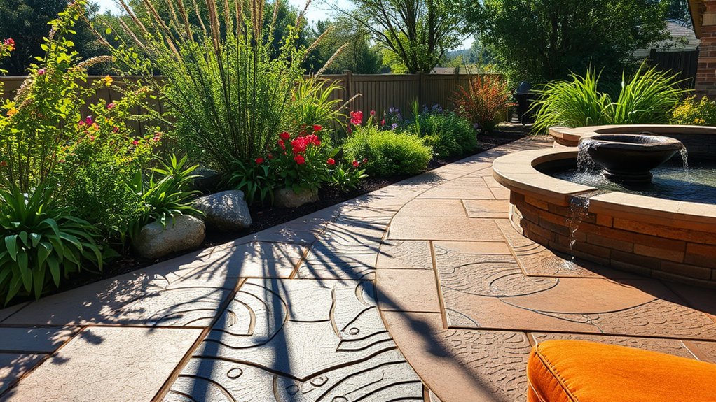 slip resistant concrete textures