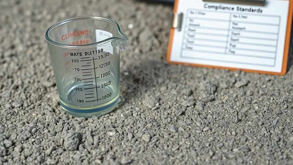 compliance with concrete standards