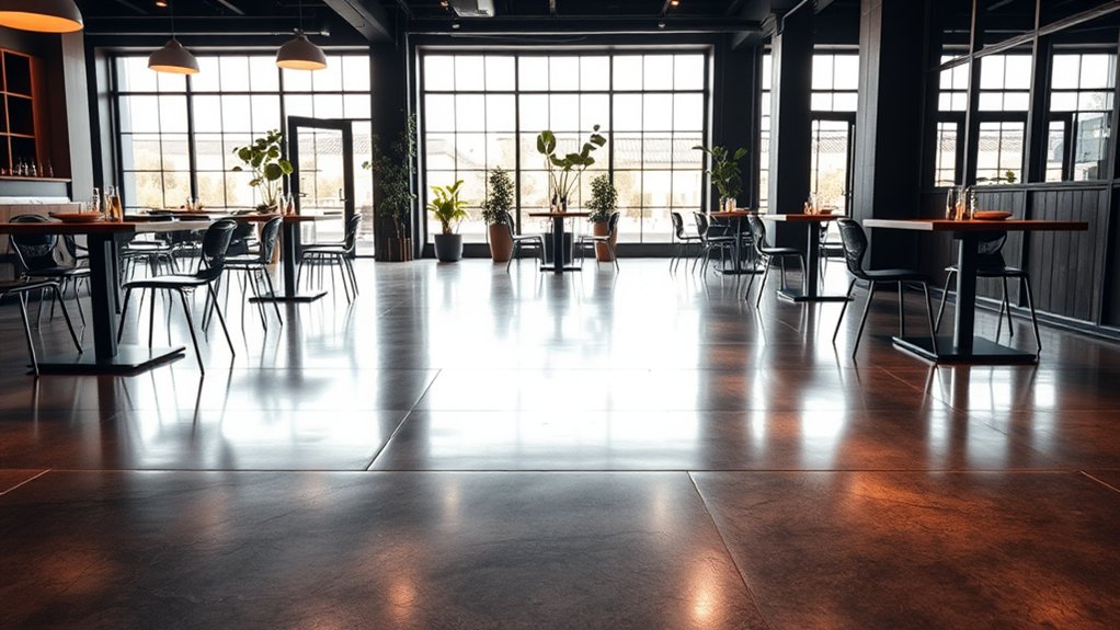 polished concrete for businesses