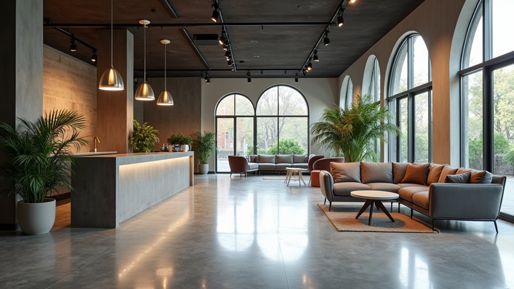 polished concrete for businesses