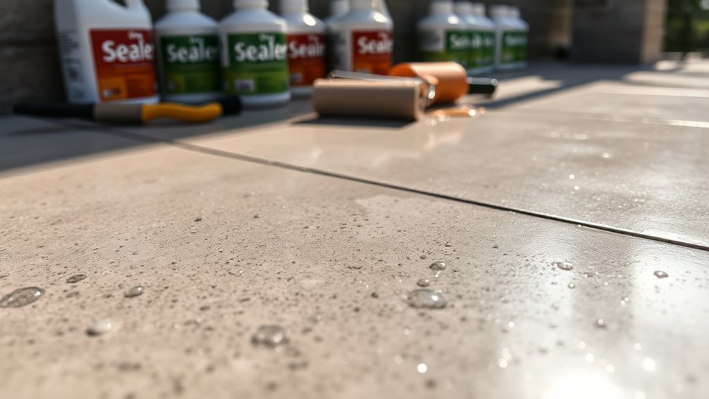 choose appropriate concrete sealer