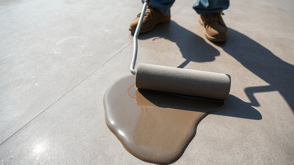 efficient roller application sealing