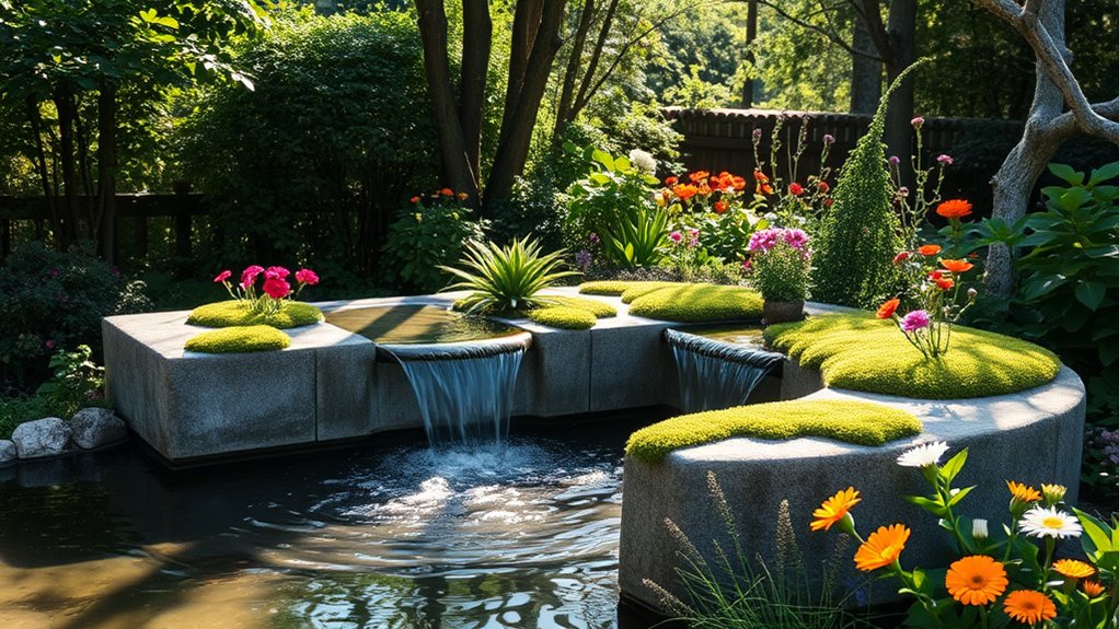 tranquil bespoke water features
