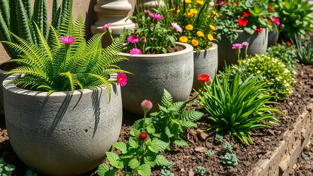 durable recyclable water efficient planters