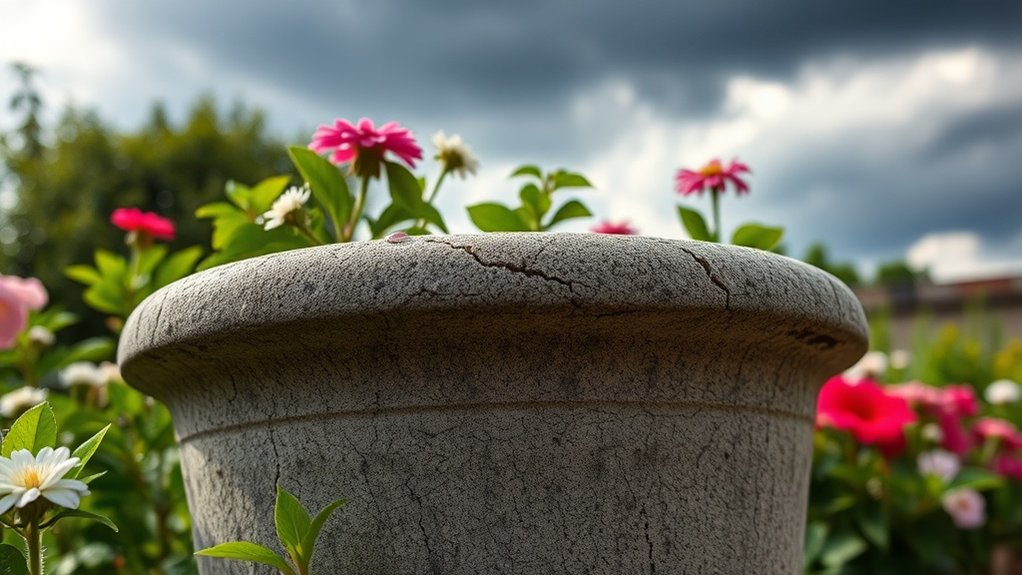 durable weather resistant concrete planters