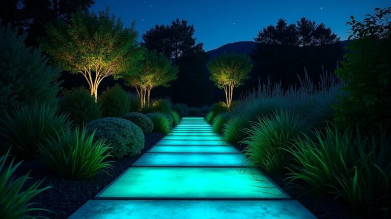 glow in the dark landscape design