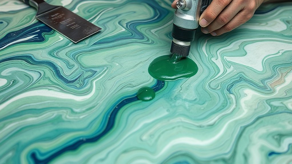 marble effect concrete techniques