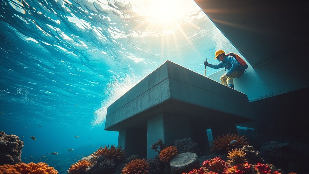 eco friendly underwater construction savings