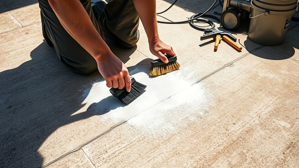 effective discolored concrete cleaning