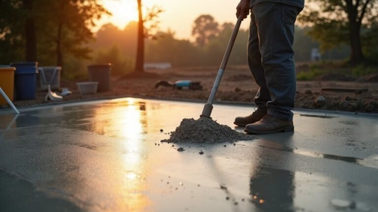 smooth large concrete surfaces