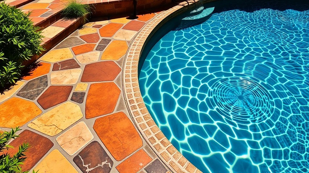 stunning stamped concrete designs