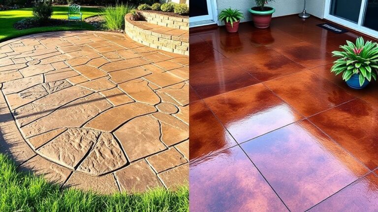 concrete finishing options comparison