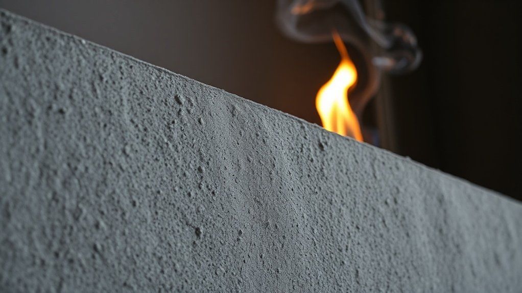 exceptional fire resistance concrete