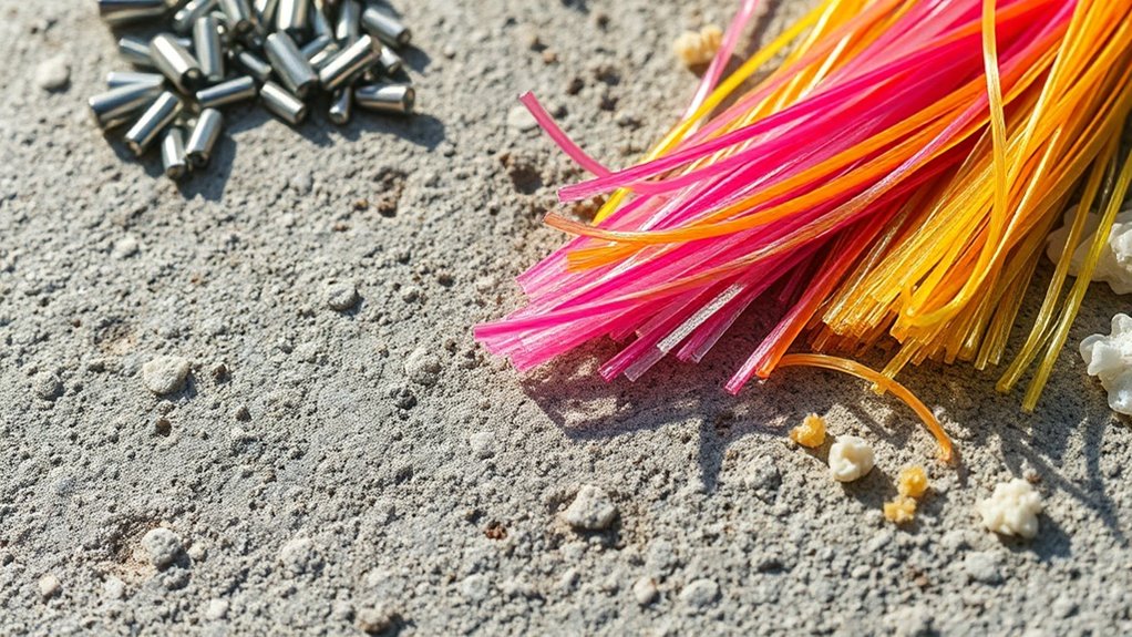 fiber comparison in concrete