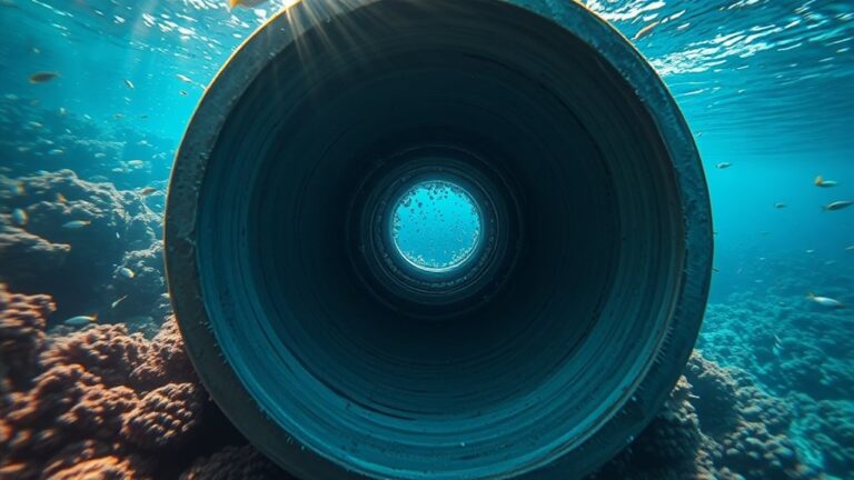 underwater pipeline concrete encapsulation