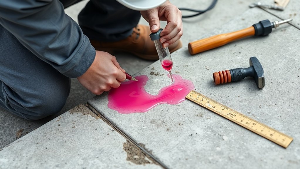carbonation testing sampling techniques