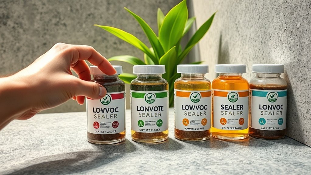 low voc concrete sealer types