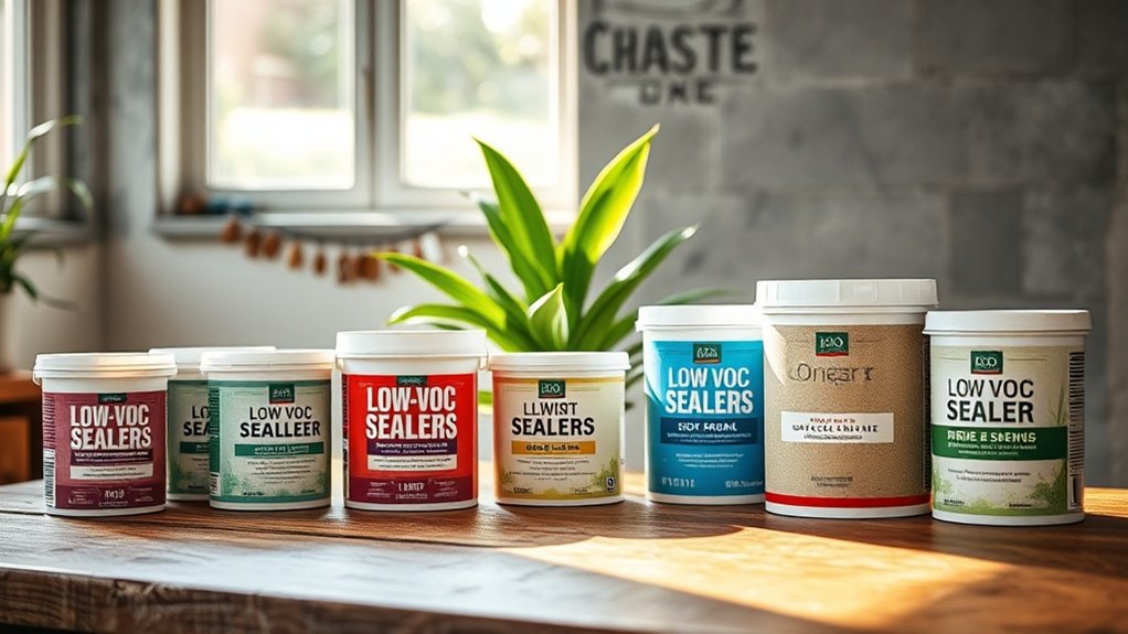 low voc sealer selection criteria