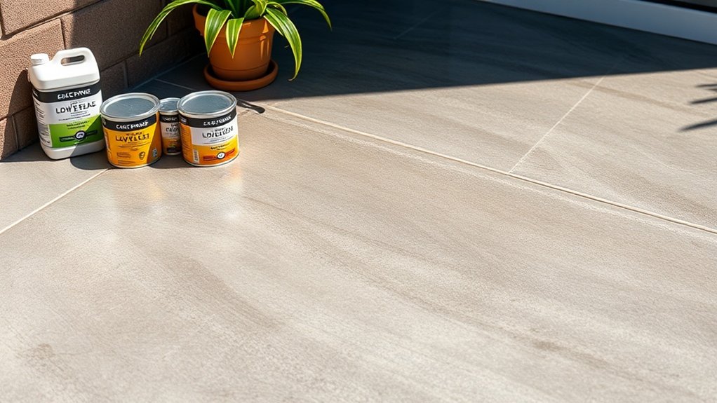 sealed concrete surface maintenance