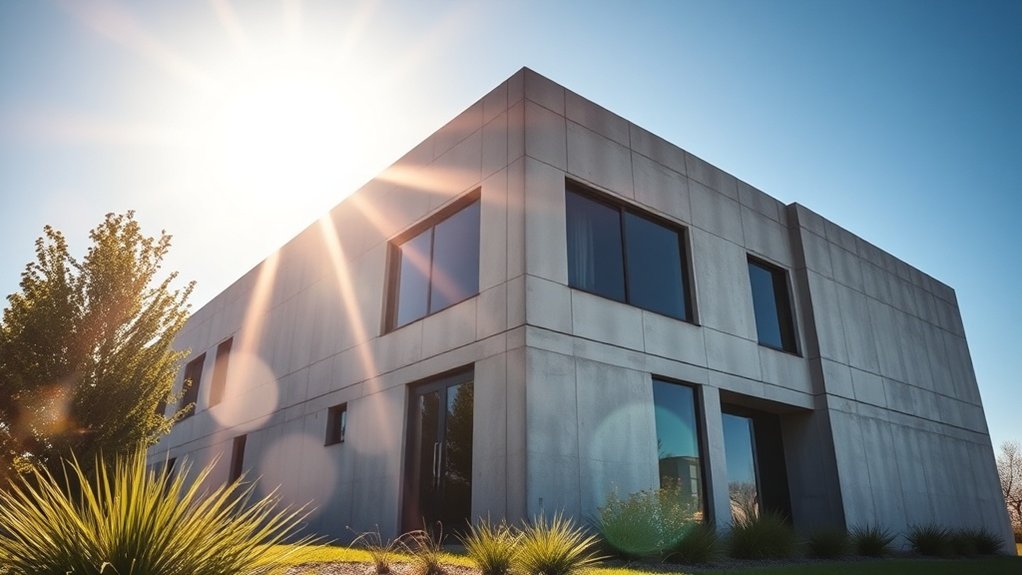 thermal efficiency in concrete
