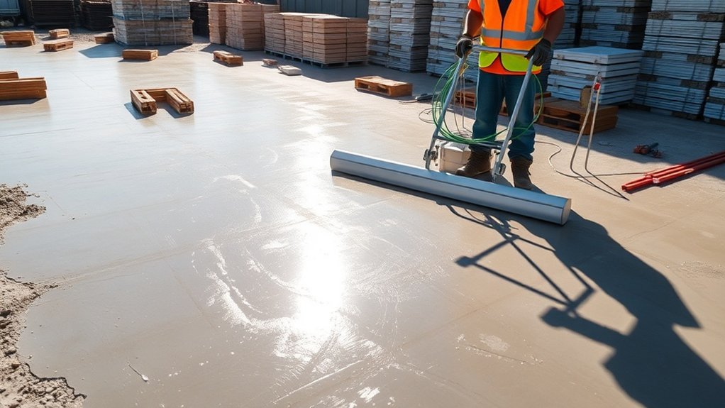 vibrating screed best practices
