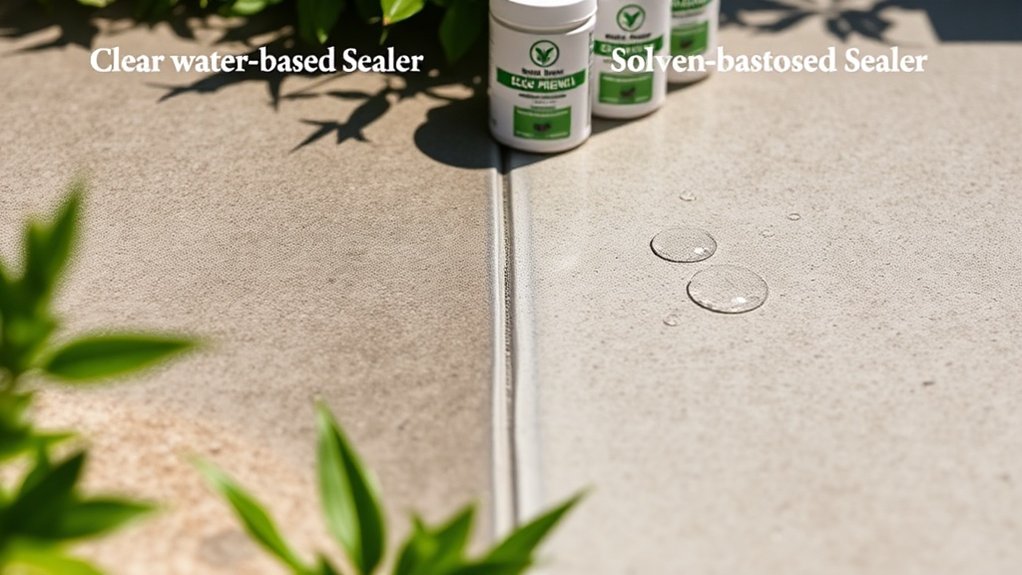 water based vs solvent based sealers