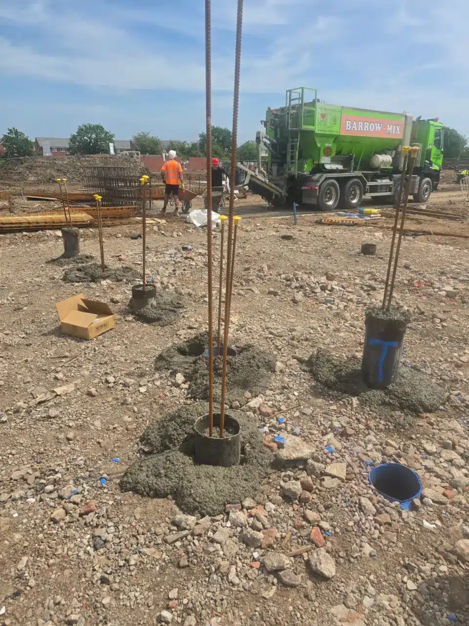 Piled Raft Foundation, Middlewich