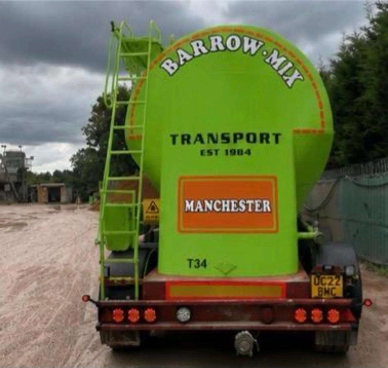 Barrow Mix cement tanker