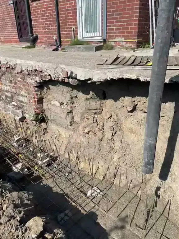 Boom-Pumping a Reinforced Footing