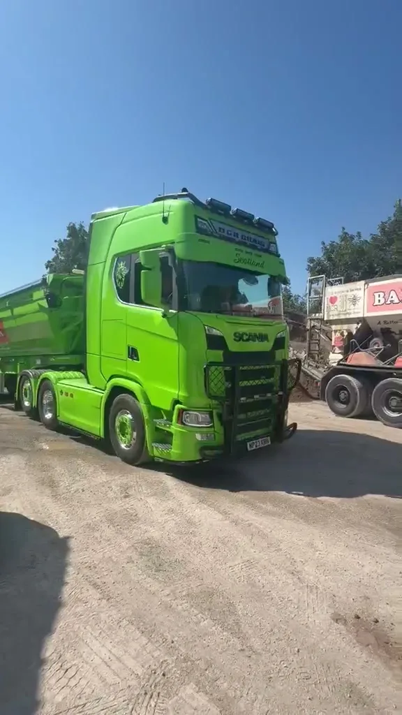 The pride of the Barrow Mix fleet - grown from a single wagon in 1984 to a whole fleet
