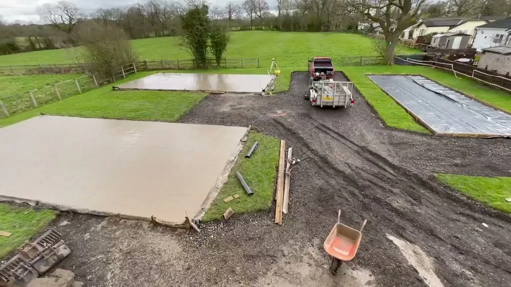 Barrow Mix concrete bases and foundations